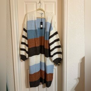 Fashion Nova Colorblock Cardigan